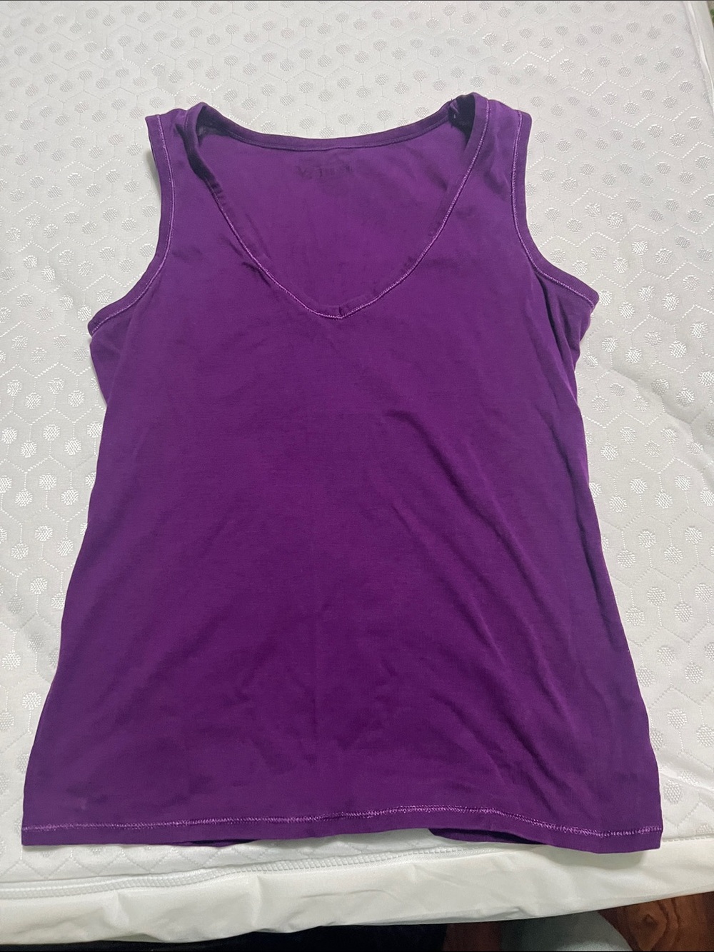 Victoria's Secret Deep Purple V-Neck Tank Top